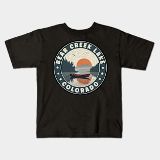 Bear Creek Lake Colorado Sunset Kids T-Shirt